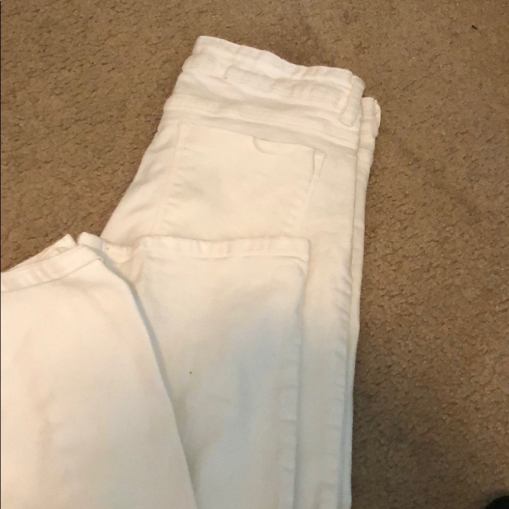 White jeans.